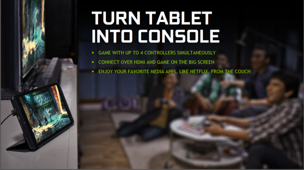 Nvidia stellt das Shield Tablet vor. (Folien: Nvidia)