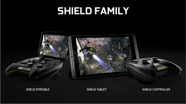 Nvidia stellt das Shield Tablet vor. (Folien: Nvidia)