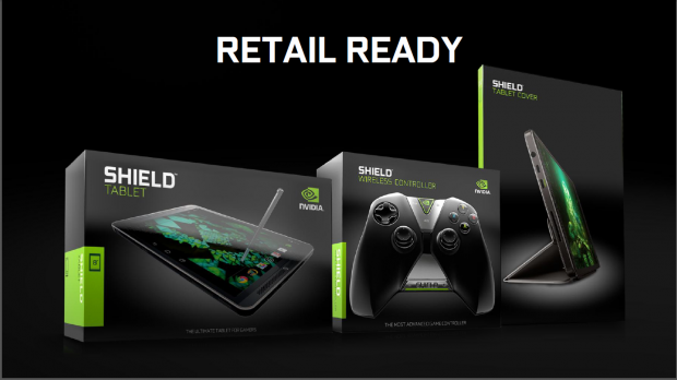 Nvidia stellt das Shield Tablet vor. (Folien: Nvidia)