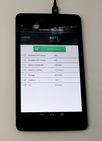 Knapp 10.000 Punkte im ANDE-Benchmark. (Foto: Nico Ernst)