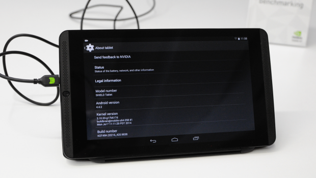 Android 4.4.2 ist installiert. (Foto: Nico Ernst)