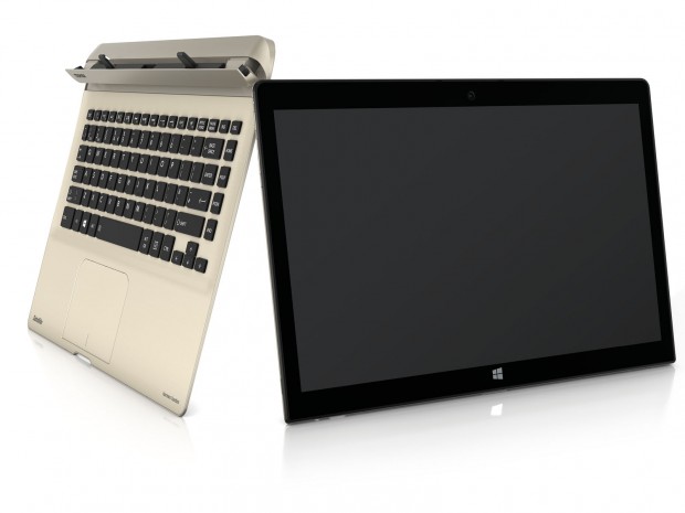 Das Convertible Satellite Click 2 Pro P30W. (Bilder: Toshiba)