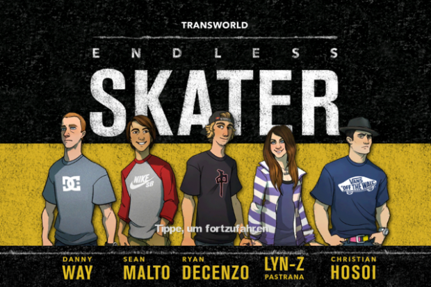 Transworld Endless Skater (Screenshot: Golem.de)