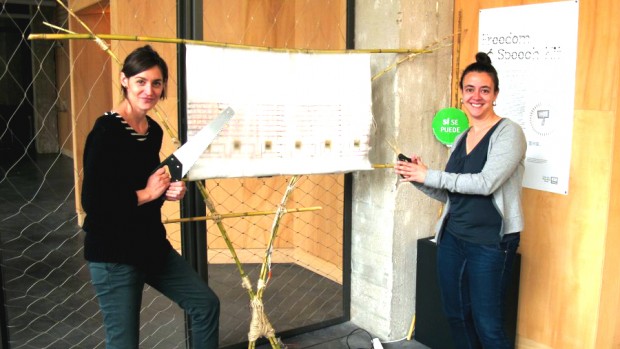 Anna Carreras und Maria Solé Bravo haben das Kit de Libertad de Expresión oder Freedom of Speech Kit geschaffen und die Entwicklung dokumentiert. (Bild: Anna Carreras / Maria Solé Bravo