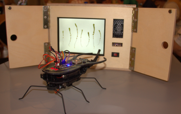 Der Cyberbeetle vor seinem Heimkino