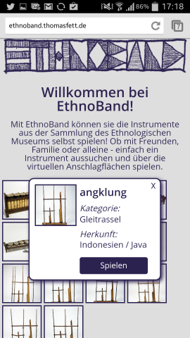 ...und dazugehörige Informationen.