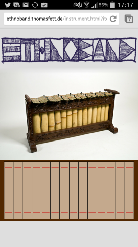 Außerdem lassen sich die Klangdateien der Instrumente abspielen.