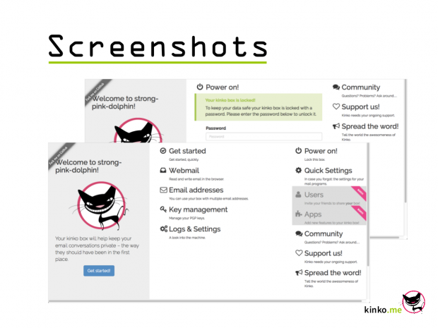 Die Konfiguration erfolgt über ein Webfrontend.