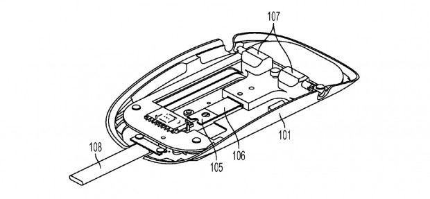 Patentantrag 20140225832 ("Force Sensing Mouse") (Bild: US-Patent- und Markenamt)