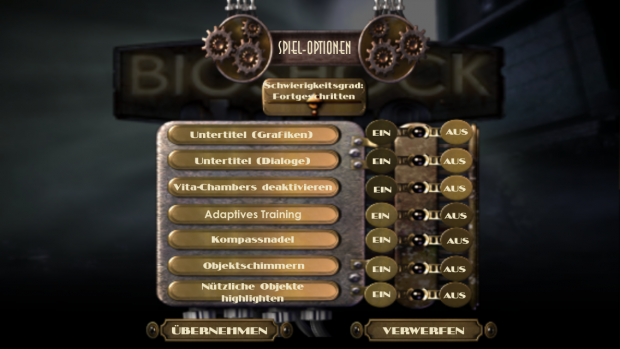 Im Optionenmen&uuml; lassen sich die wichtigsten Einstellungen vornehmen. (Screenshot auf iPhone 5S: Golem.de)