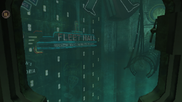 Fahrt durch das Meer in Richtung Rapture (Screenshot auf iPhone 5S: Golem.de)