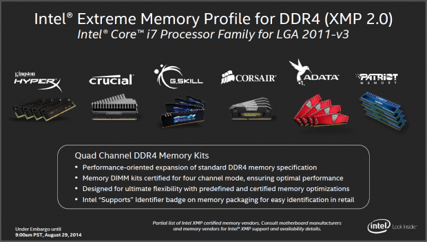 DDR4-Module gibt es von allen großen Marken. (Folien: Intel)