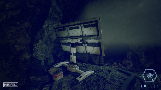 Pollen ist ein VR-Game und spielt auf einer Raumstation. (Bild: Mindfield Games)