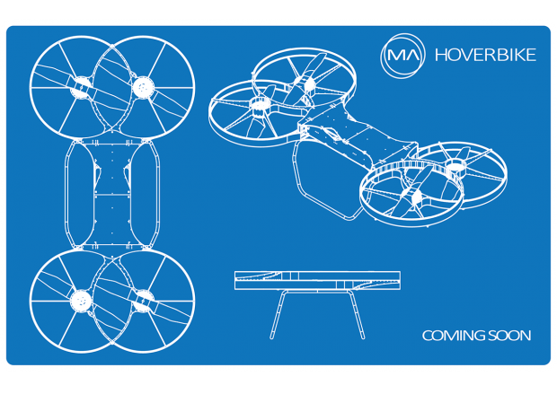 Hoverbike (Bild: Kickstarter)