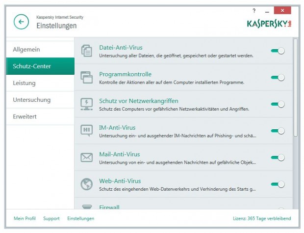 Kaspersky Internet Security 2015 (Bild: Kaspersky Lab)