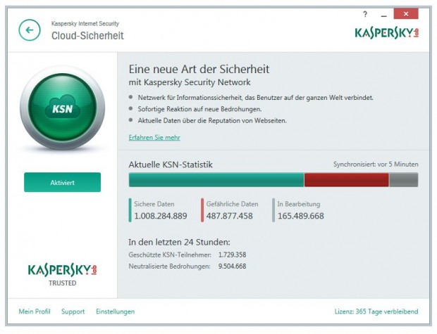 Kaspersky Internet Security 2015 (Bild: Kaspersky Lab)