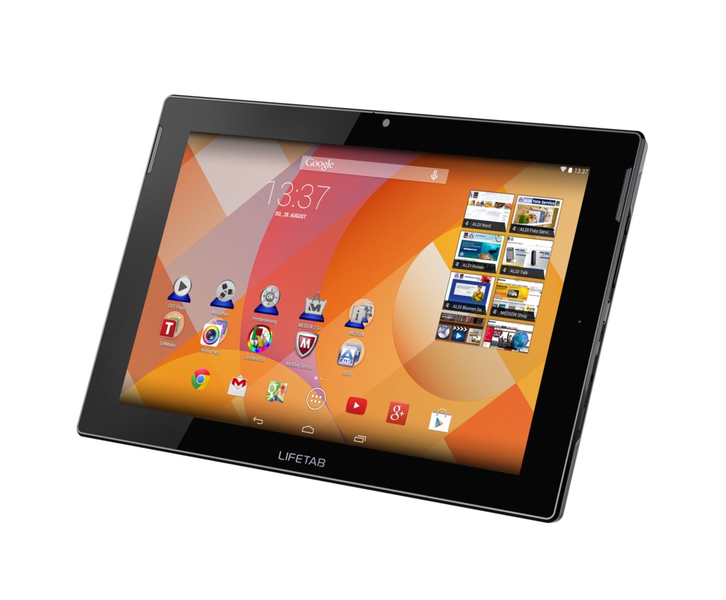 Medion Lifetab S10334 10ZollTablet mit FullHDTouchscreen für 200
