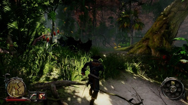 Der dicht bewachsene Dschungel ist in Risen 3 wirklich h&uuml;bsch geworden. (Screenshots: Golem.de)