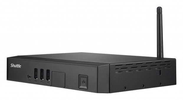 Rechts befindet sich der Anschluss f&uuml;r Kensington-Schl&ouml;sser. (Bild: Shuttle)