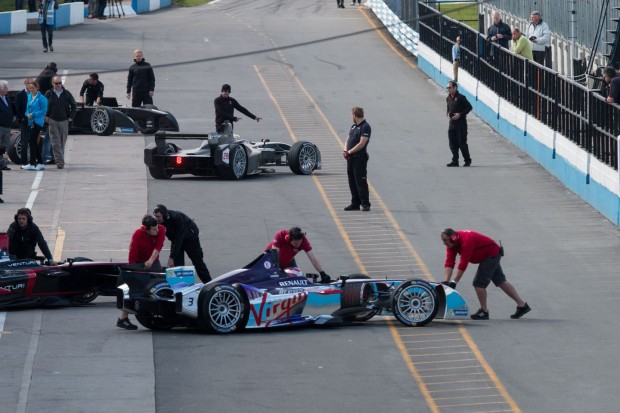 ... die anderen Autos mussten in die Box. (Foto: Werner Pluta/Golem.de)