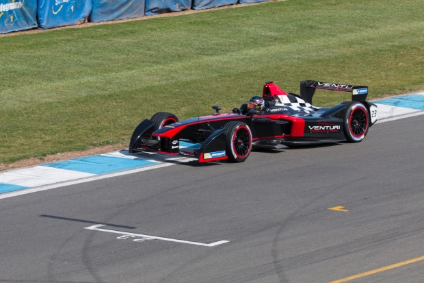 Nick Heidfeld d&uuml;rfte den bekanntesten Arbeitsgeber haben: Mitinhaber des Venturi-Teams ist Leonard DiCaprio. (Foto: Werner Pluta/Golem.de)