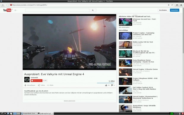 ... und auch weitgehend ruckelfrei funktionieren.