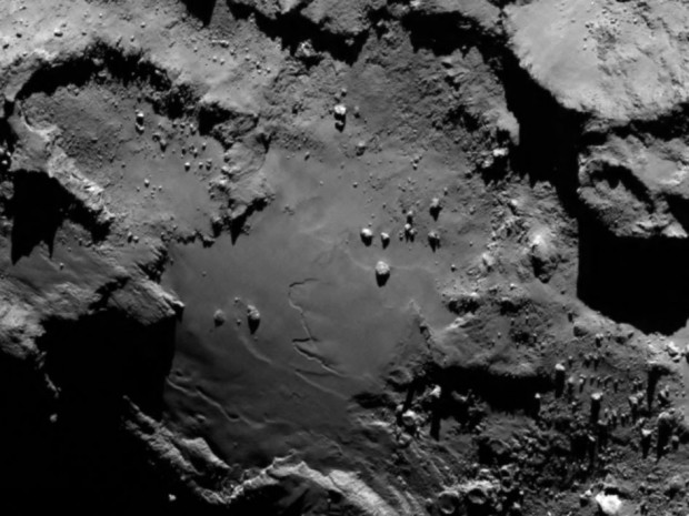 Am 6. August 2014, kurz nach der Ankunft beim Kometen, ... (Foto: ESA/Rosetta/MPS for OSIRIS Team MPS/UPD/LAM/IAA/SSO/INTA/UPM/DASP/IDA)