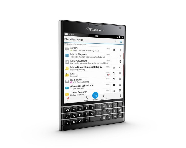 Das neue Blackberry Passport (Bild: Blackberry)