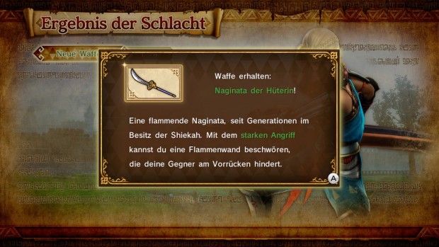 Nach den Schlachten gibt es häufig neue Waffen für die Helden. (Screenshot: Golem.de)