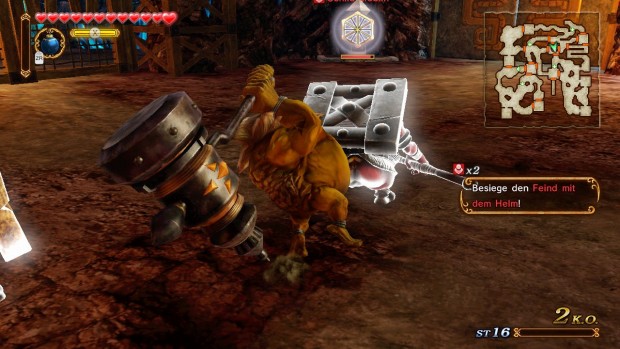 Wir haben als Darunia eine Schwachstelle beim Feind entdeckt. (Screenshot: Golem.de)