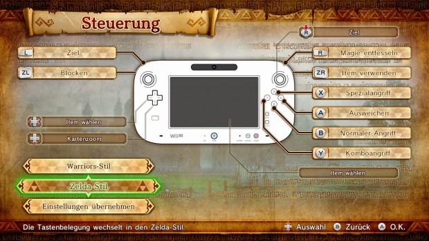 In den Optionen dürfen Spieler aus zwei Steuerungsarten wählen. (Screenshot: Golem.de)