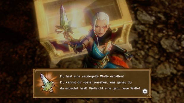 Das Öffnen der Schatzkisten wird wie in Zelda mit der bekannten Fanfare begleitet. (Screenshot: Golem.de)