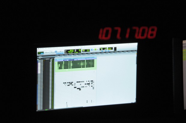 In den Pro Tools ist ein kleiner Teil der Objektspuren zu sehen. (Foto: Andreas Sebayang/Golem.de)