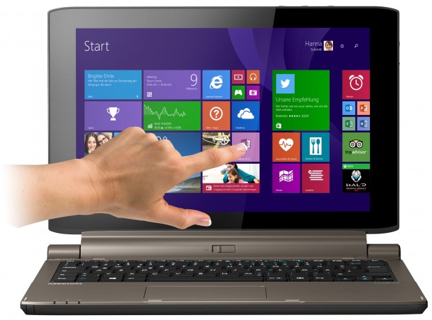 Das Medion Akoya P2214T. (Bilder: Medion)