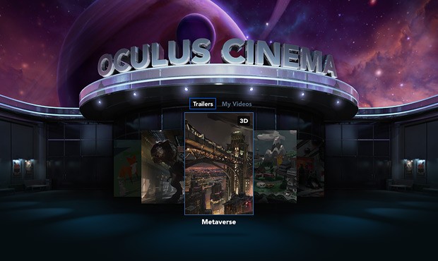 Oculus Cinema (Screenshot: Oculus VR)