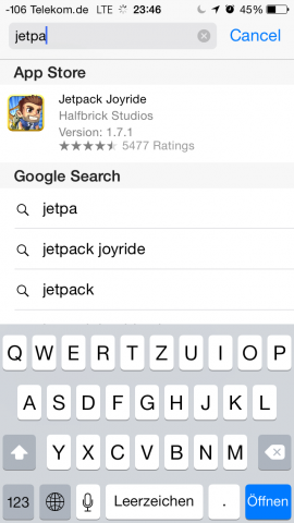 Wer eine App sucht, findet sie nun auch im Browser. (Screenshot: Golem.de)