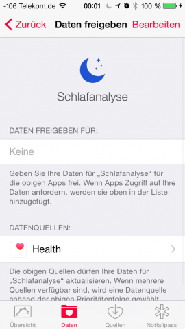 Die Interaktion mit anderen Apps ist vorgesehen. (Screenshot: Golem.de)