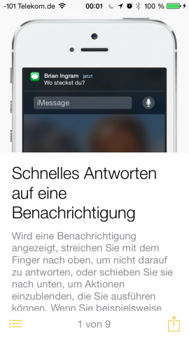 Die Tipps-App ... (Screenshot: Golem.de)