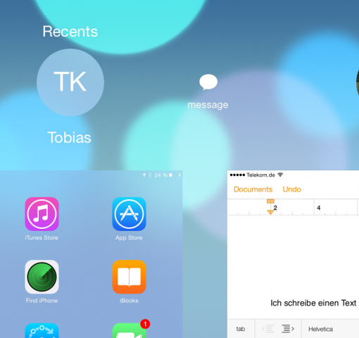 Beim Anklicken von Kontakten gibt es zusätzliche Funktionen. (Screenshot: Golem.de)
