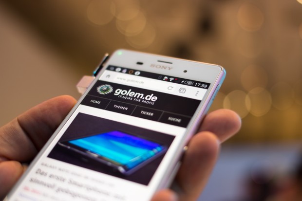 Das Display des Xperia Z3 hat weiterhin eine Aufl&ouml;sung von 1.920 x 1.080 Pixeln.