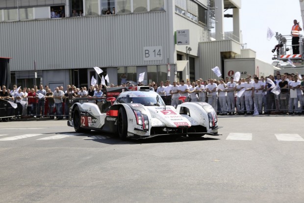 Seit 2012 fahren die Le-Mans-Prototypen mit Hybridantrieb - und Audi hat bisher dominiert. (Foto: Audi)