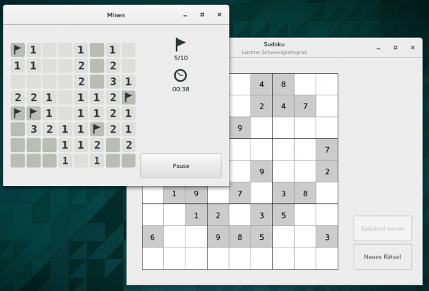 Auch die Spiele in Gnome 3.14 wurden überarbeitet.