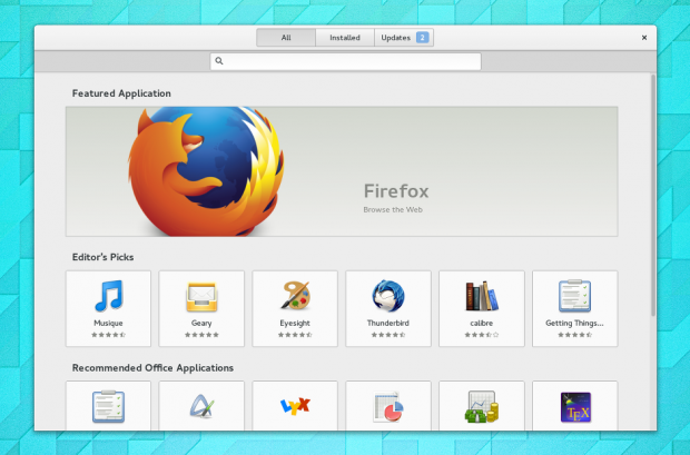 Der Anwendungsmanager wurde ebenfalls optisch verbessert.
