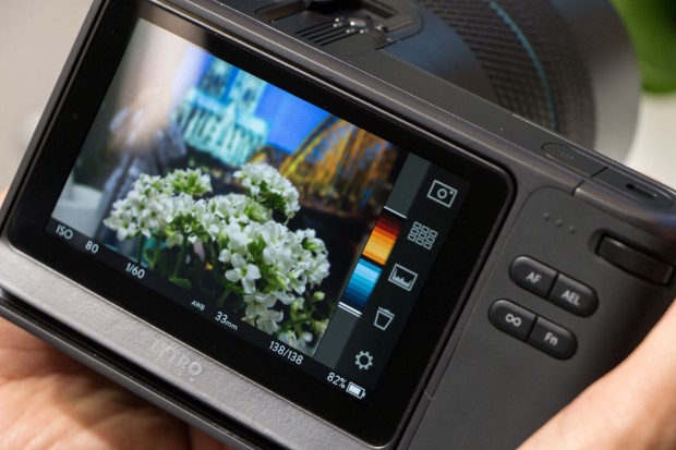 Die Funktion Depth Assist soll ihm bei der Komposition eines Bildes helfen. (Foto: Werner Pluta/Golem.de)