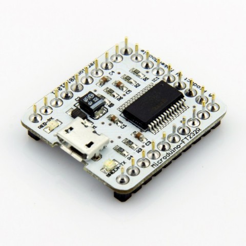 Modul mit USB-Anschluss zur Programmierung eines Core-Moduls. (Foto: Microduino Studio)
