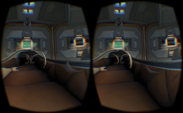 Alien Isolation auf dem Rift DK2 (Screenshot: Marc Sauter/Golem.de)