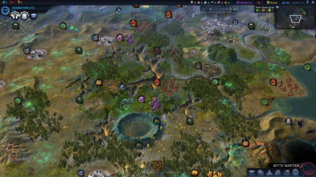 Die vielen Ressourcen lassen sich wegen ihrer unterschiedlichen Farben gut unterscheiden.