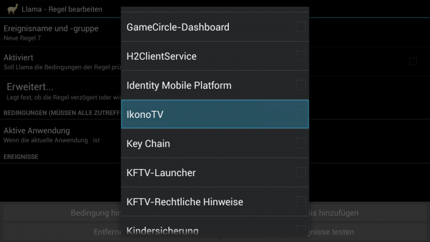 Wenn Ikono TV aktiv ist ... (Screenshot: Golem.de)