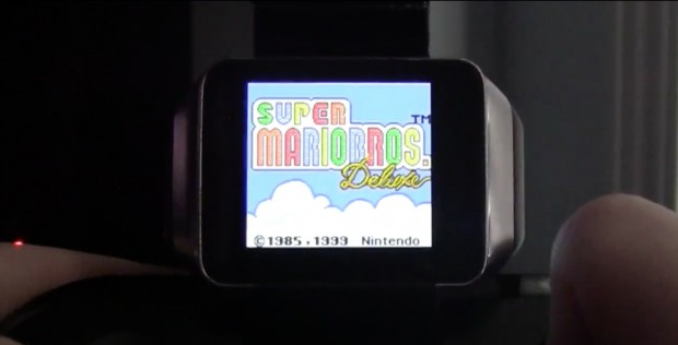Game-Boy-Spiele auf der Samsung Gear Live (Bild: Corbin Davenport/ Screenshot: Golem.de)