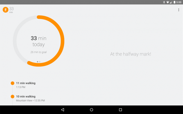 Google Fit (Bild: Google)